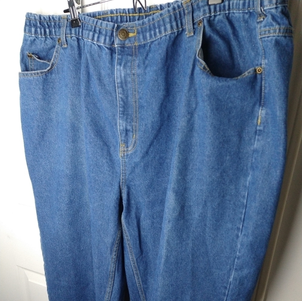 COPY - Haband casual joe blue jeans. Elastic waist pockets superior quality siz…